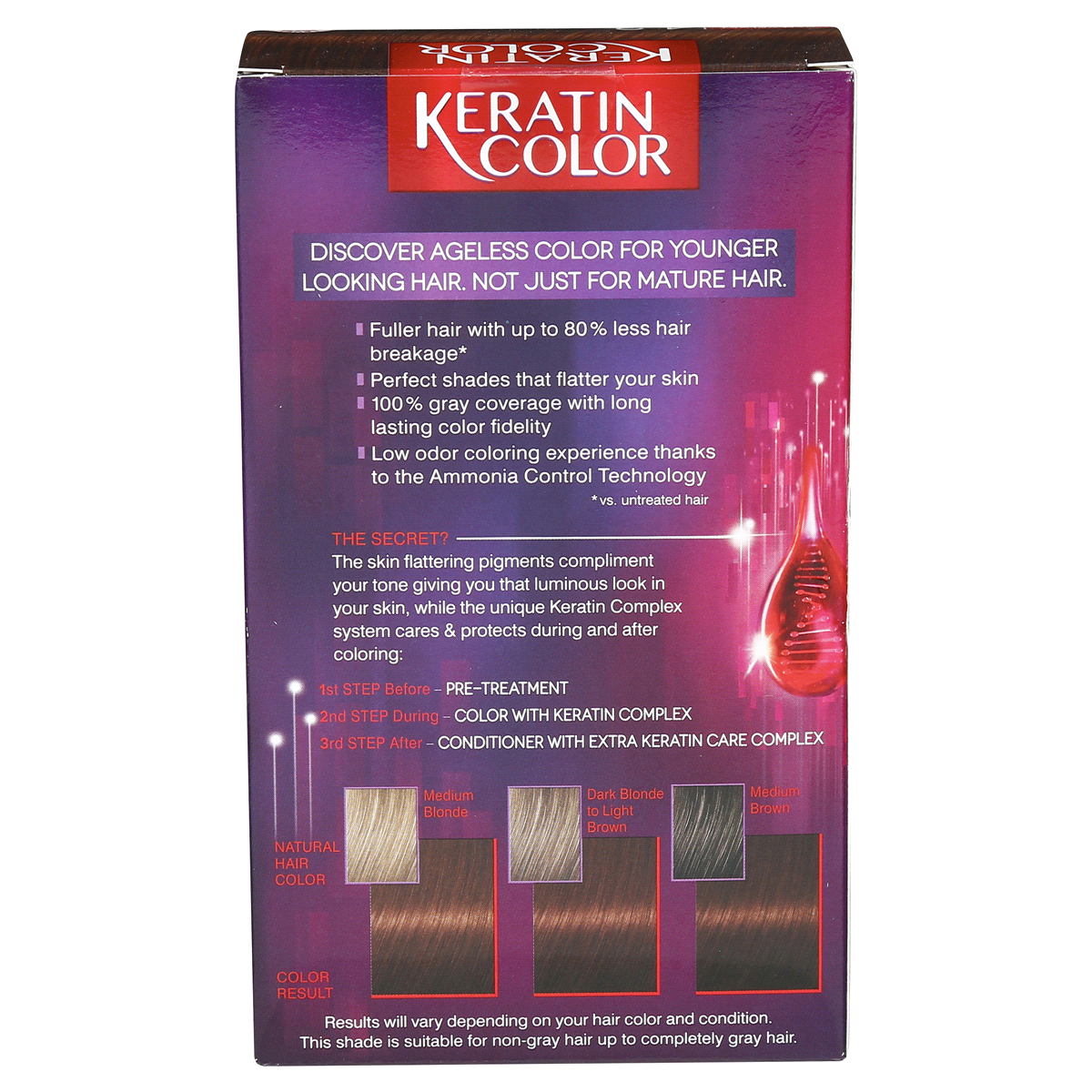 slide 8 of 12, Schwarzkopf Intense Caring Color 4.3 Red Velvet Brown Hair Color Kit with K-bond-plex, 1 ct