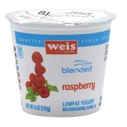 Weis Quality Raspberry Blended Lowfat Yogurt