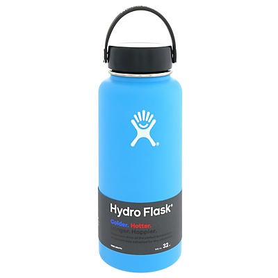 slide 1 of 1, Hydro Flask Wide Mouth Flex Cap 32oz Pacific Blue Water Bottle, 32 oz