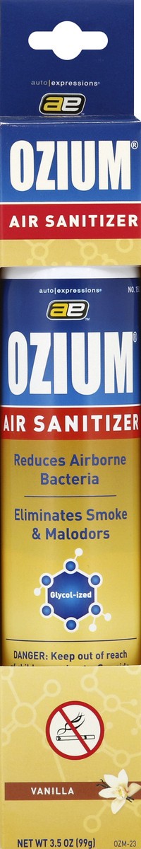 slide 6 of 6, OZIUM 3.5oz Vanilla Air Sanitizer Spray, 3.5 oz