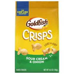Goldfish Sour Cream & Onion Baked Snack Crisps
