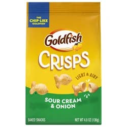 Goldfish Sour Cream & Onion Baked Snack Crisps