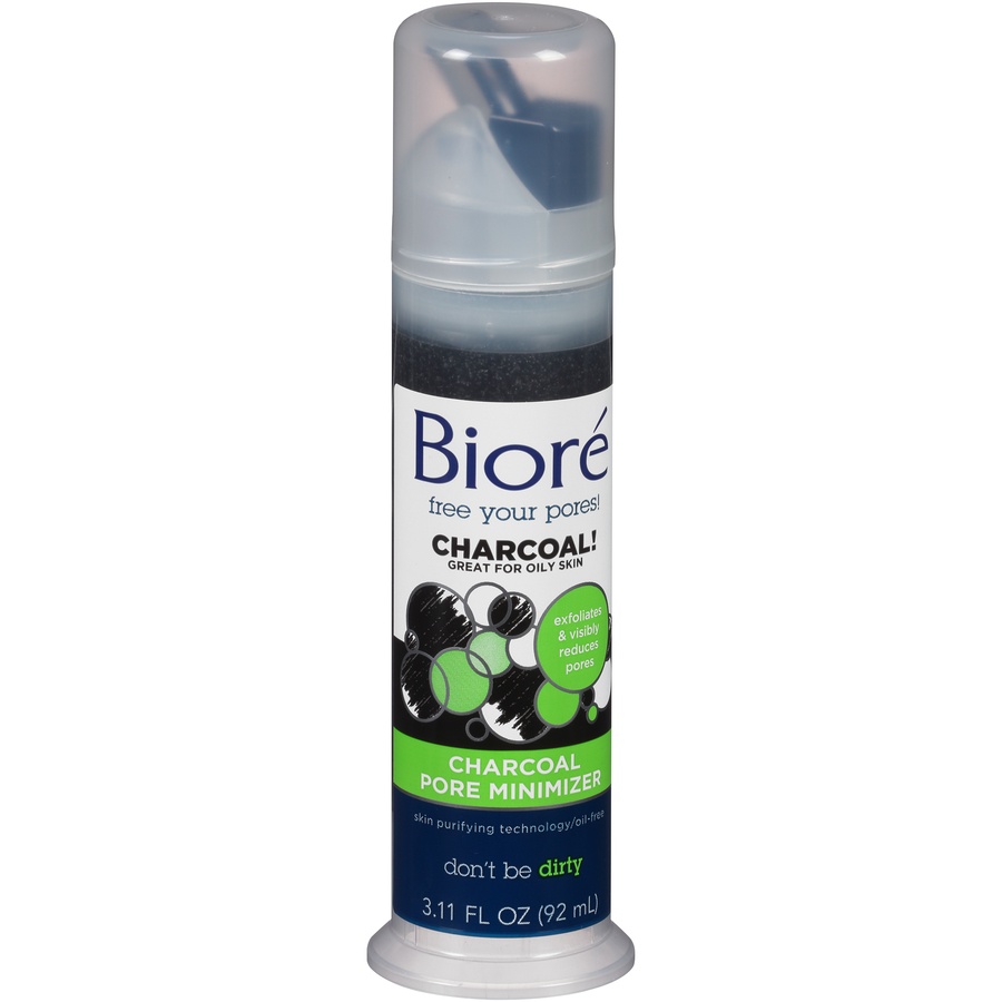 slide 2 of 7, Biore Charcoal Pore Minimizer, 3.11 oz