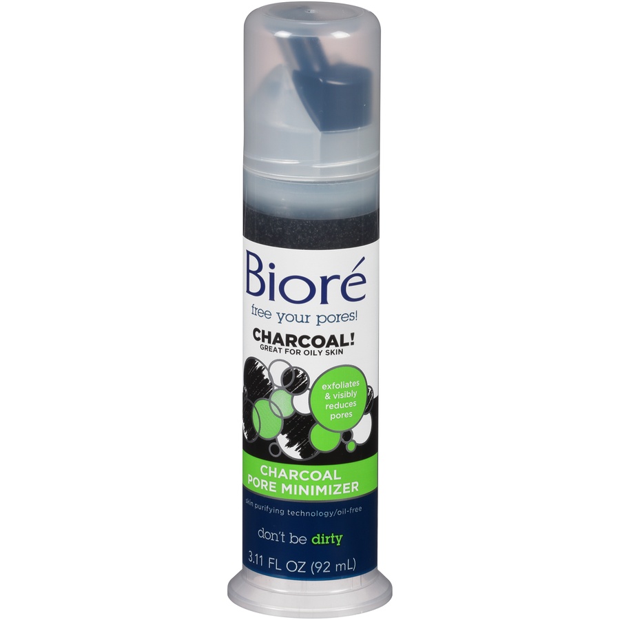 slide 3 of 7, Biore Charcoal Pore Minimizer, 3.11 oz