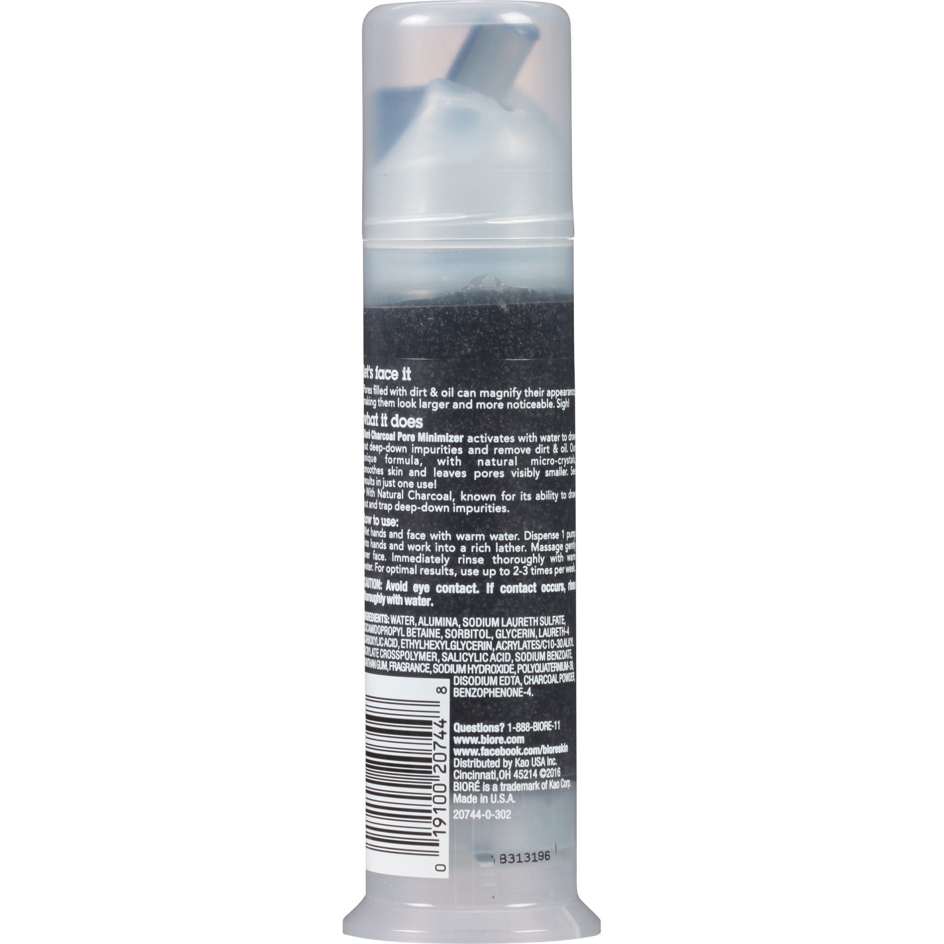 slide 6 of 7, Biore Charcoal Pore Minimizer, 3.11 oz