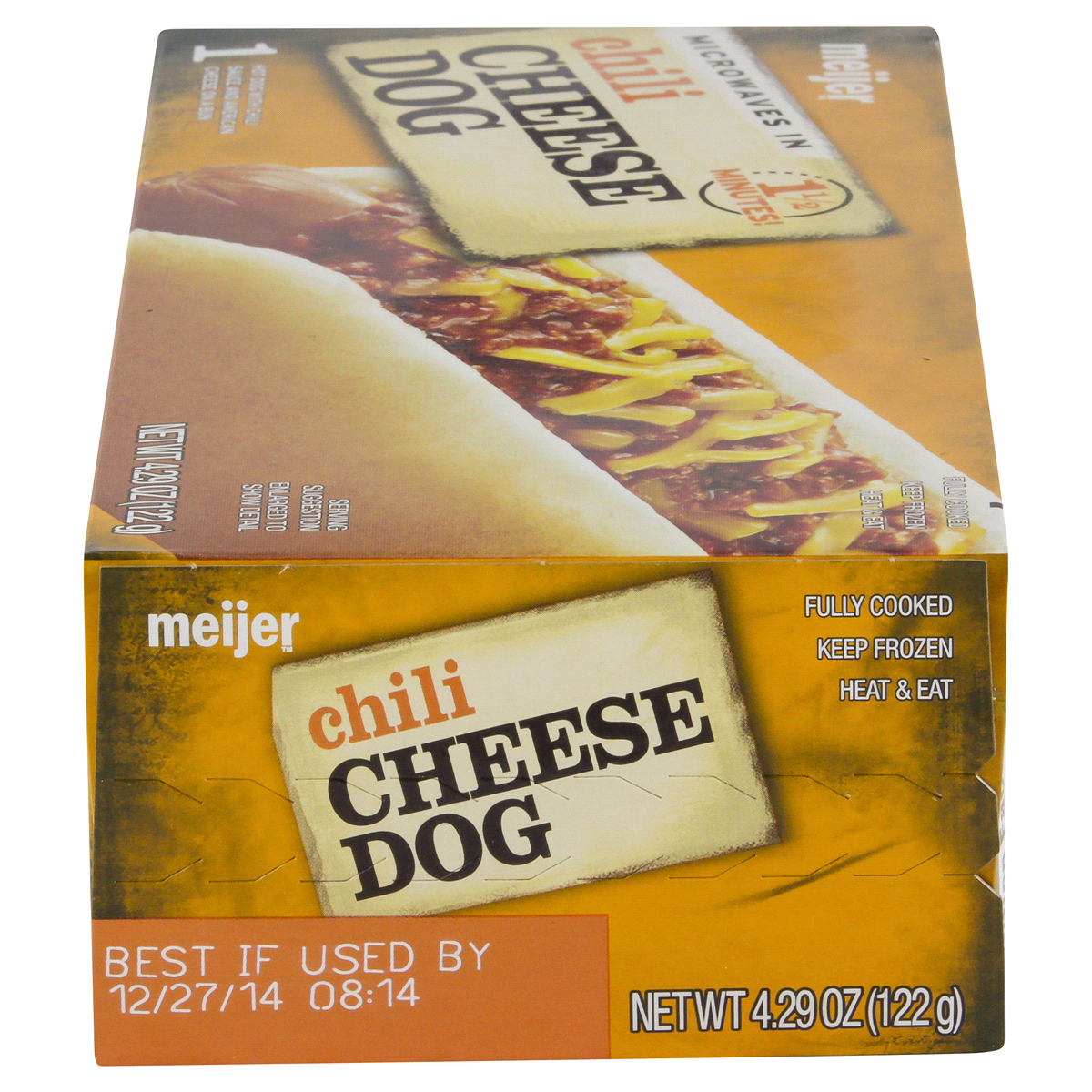 slide 3 of 5, MEIJER Chili Cheese Dog, 4.29 oz