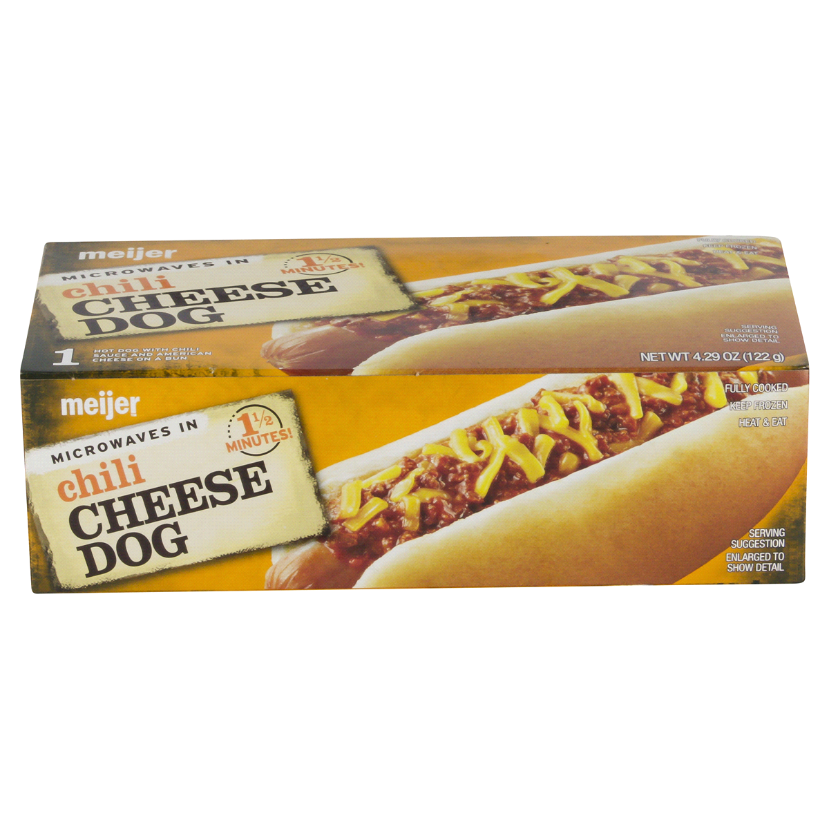 slide 4 of 5, MEIJER Chili Cheese Dog, 4.29 oz