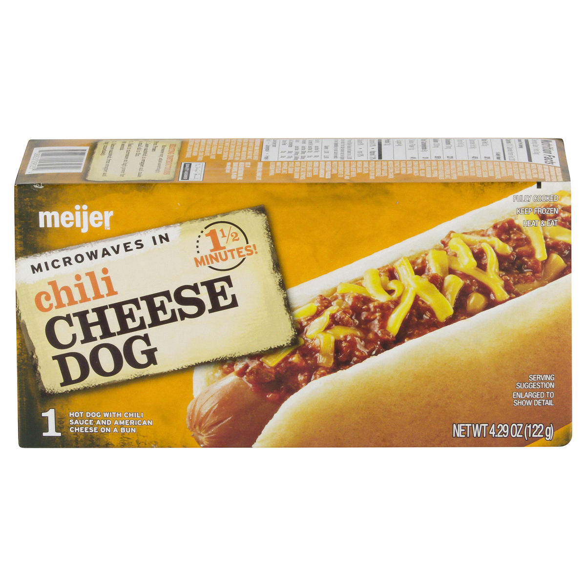slide 5 of 5, MEIJER Chili Cheese Dog, 4.29 oz