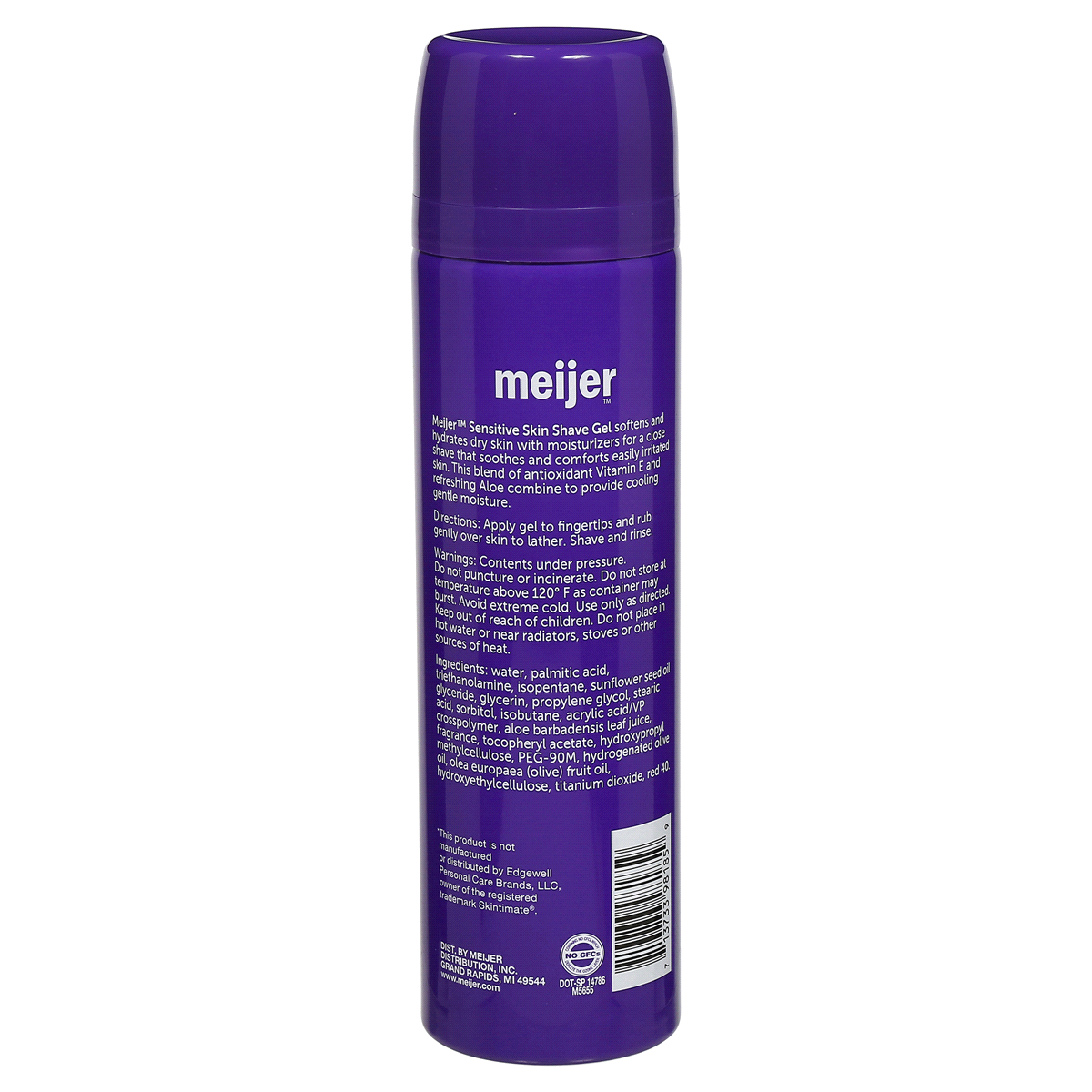 slide 2 of 2, Meijer Women's Sensitive Skin Shave Gel, 7 oz