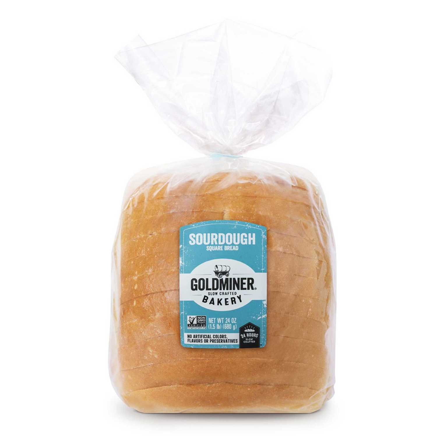 slide 1 of 6, California Goldminer Sourdough Square Bread, 24 oz, 24 oz