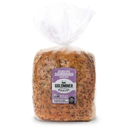 California Goldminer Seeded Rye Sourdough Square Bread