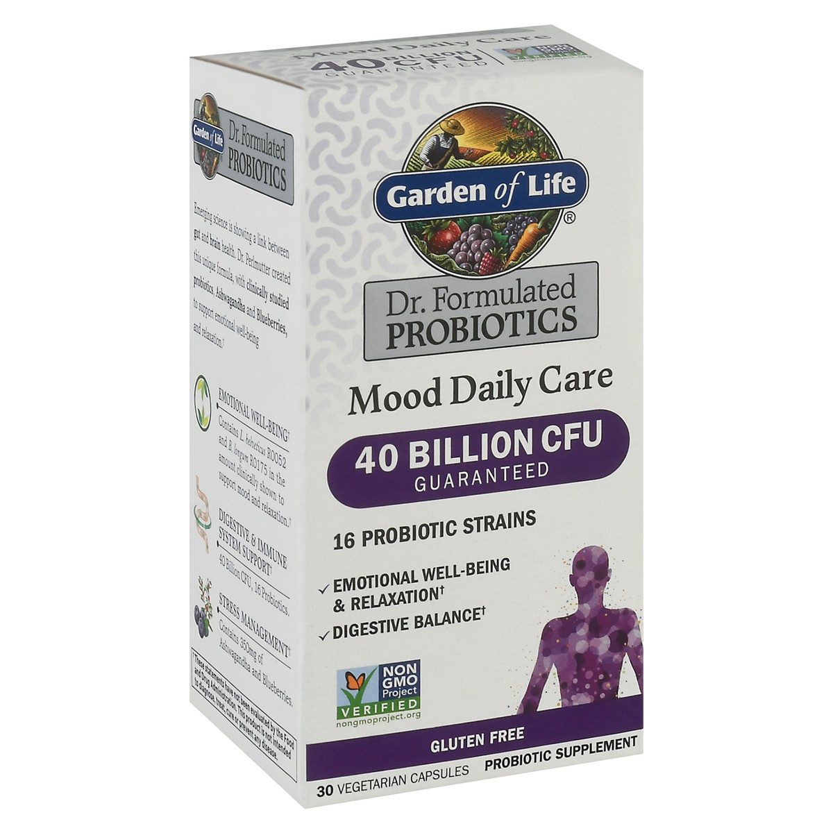 slide 2 of 14, Garden of Life Dr. Formulated Probiotics Mood Daily Care 30 Vegetarian Capsules, 30 ct