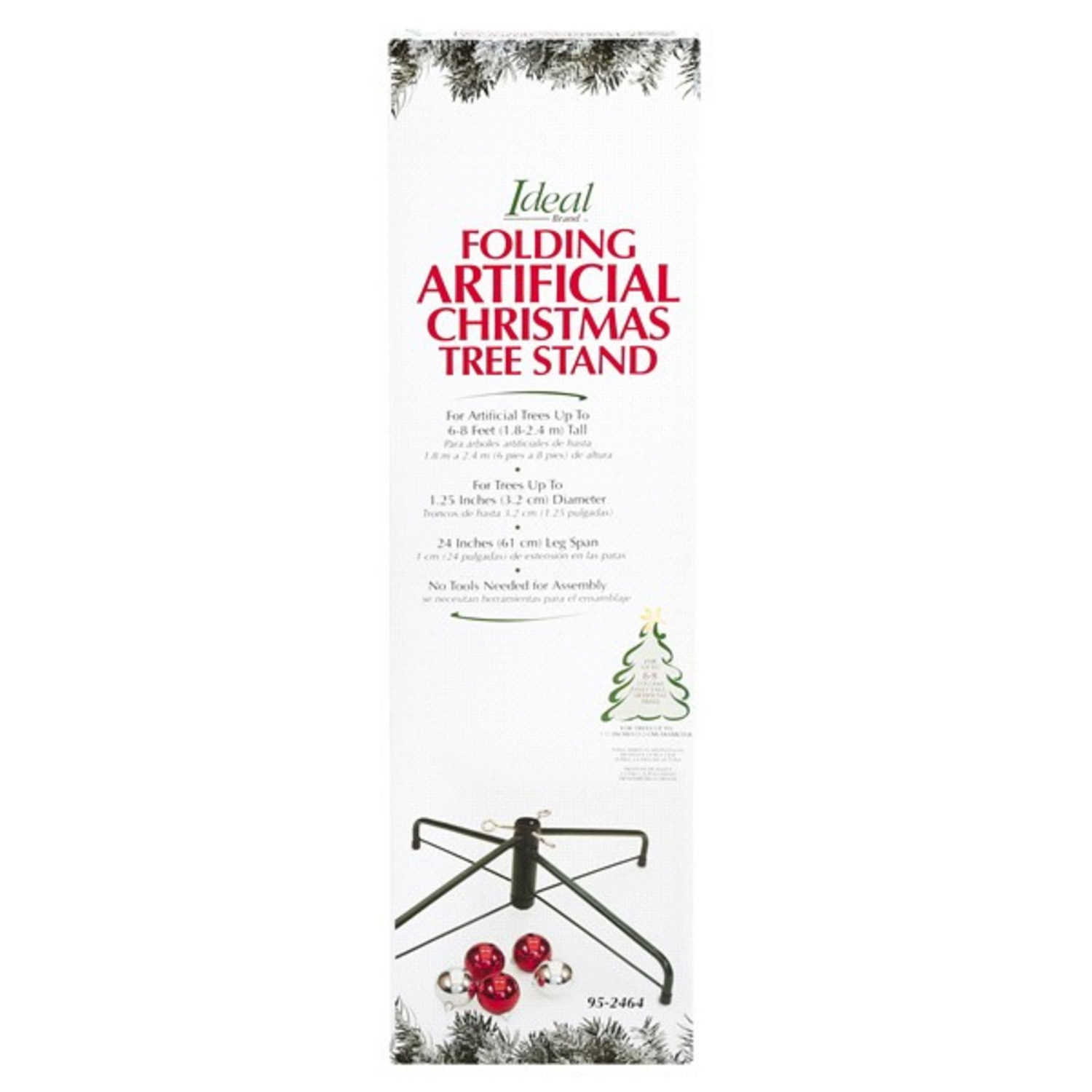 slide 1 of 5, Ideal Folding Artificial Tree Stand, 1 ct