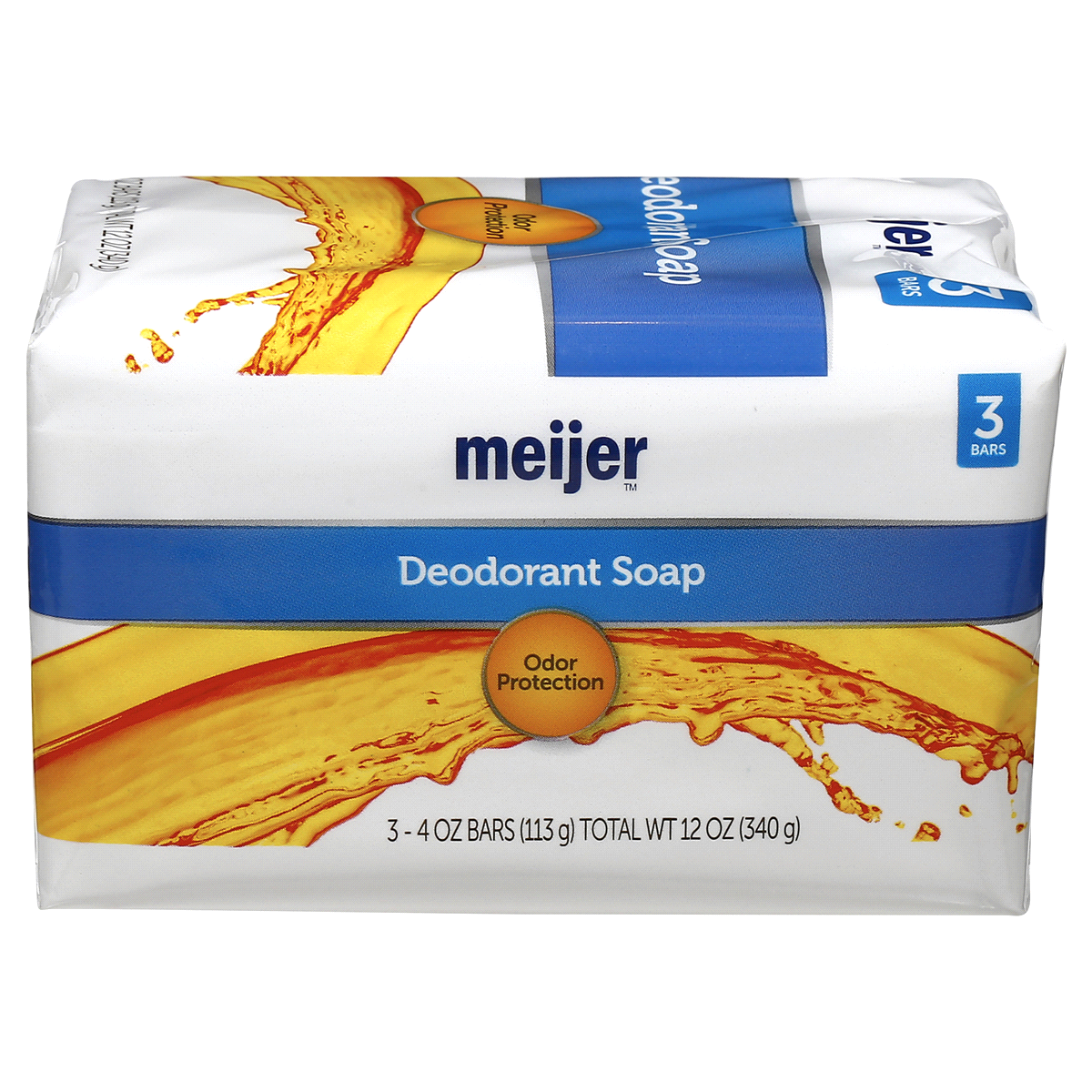 slide 2 of 5, Meijer Antibacterial Deodorant Bar Soap, 3 ct