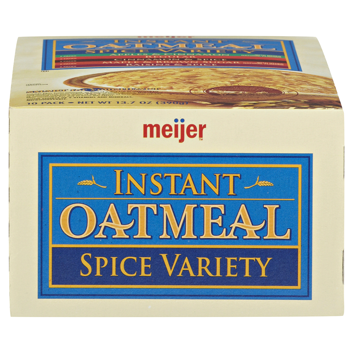 slide 2 of 6, Meijer Instant Oatmeal Spice Variety Pack, 13.7 oz