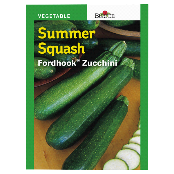 slide 1 of 5, Burpee Summer Squash Fordhook Zucchini Seeds, 1 ct