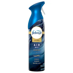 Febreze Air Mist Luxe Ocean Scent Air Freshener Trigger Spray