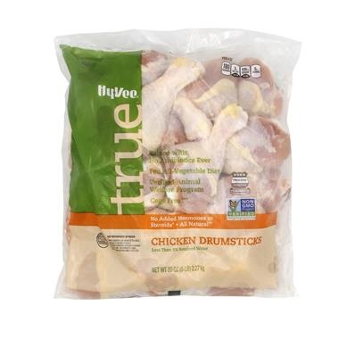 slide 1 of 1, Hy-Vee True Chicken Drumsticks, 5 lb