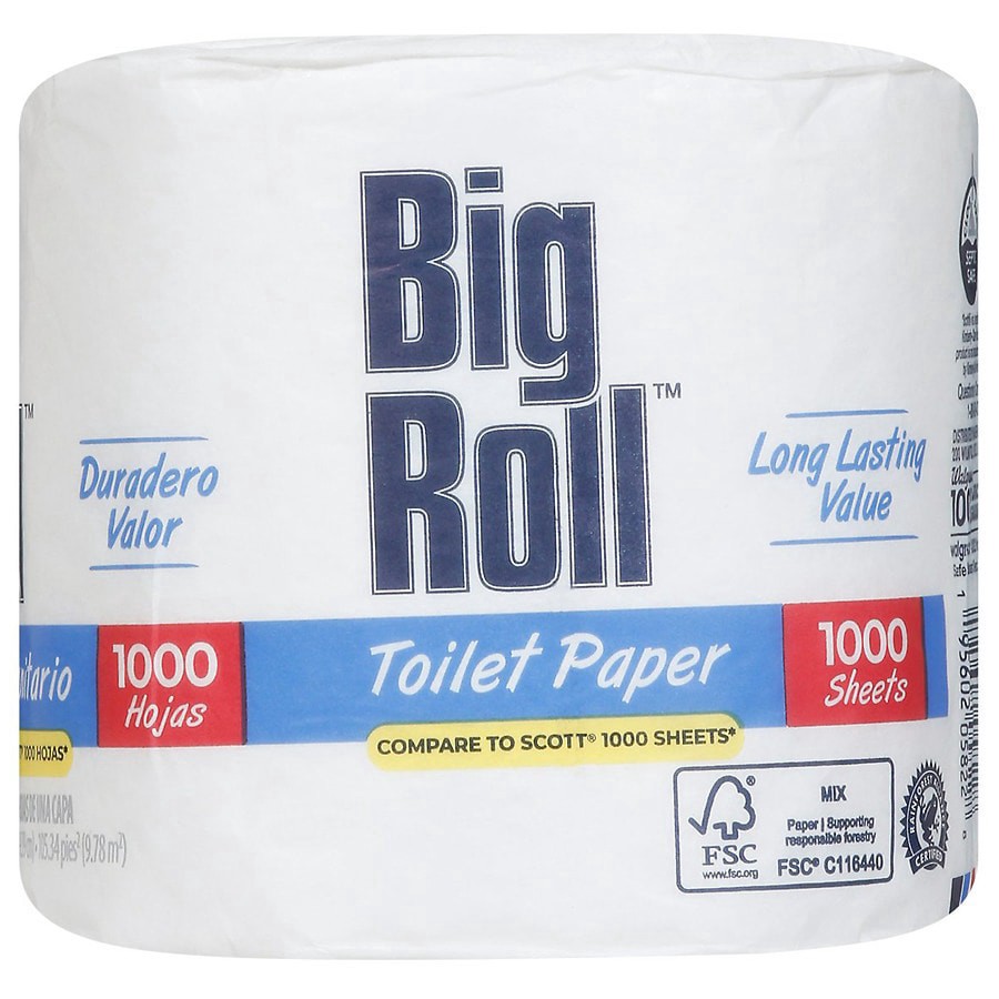 slide 2 of 2, Big Roll Bathroom Tissue, 1 ct