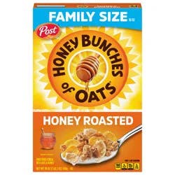 Post Honey Bunches of Oats Honey Roasted Breakfast Cereal, 18 oz