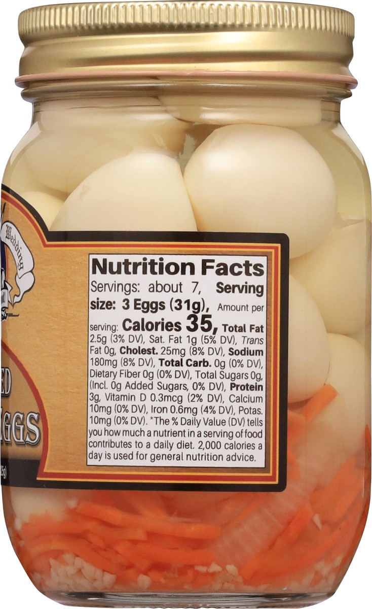 slide 7 of 14, Amish Wedding Eggs Quail Pickled, 1 ct