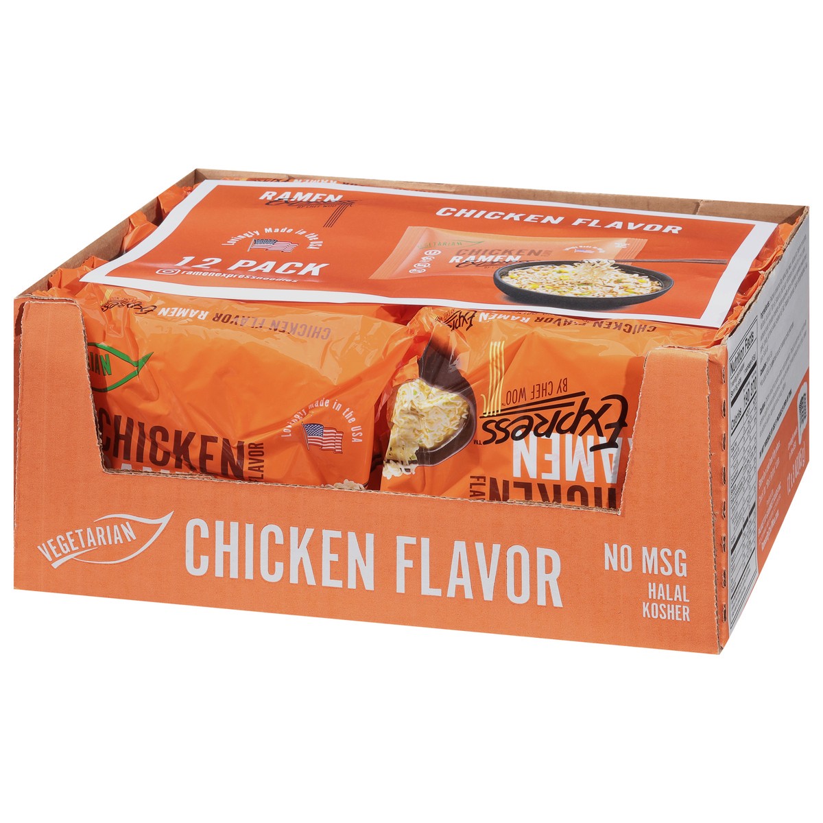 slide 2 of 9, Ramen Express Chicken Flavor Ramen 12 - 3 oz Packs, 12 ct