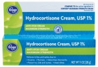 slide 1 of 1, Kroger 1% Hydrocortisone Cream, 1 oz