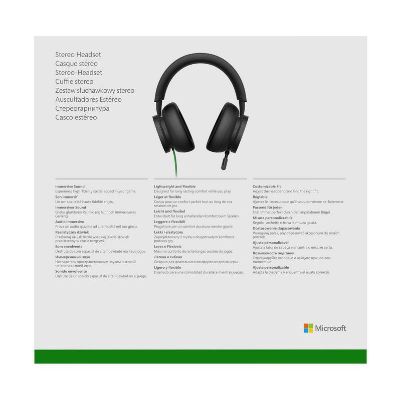 slide 7 of 10, Microsoft Xbox Wired Gaming Stereo Headset for Xbox Series X|S/Xbox One, 1 ct