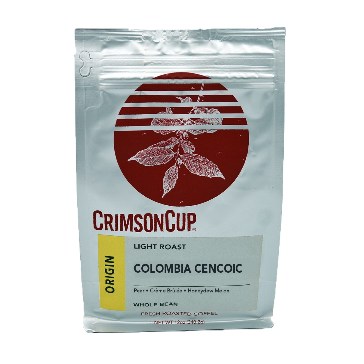 slide 1 of 1, Crimson Cup Coffee, Whole, Light Roast, Colombia Cencoic - 12 oz, 12 oz