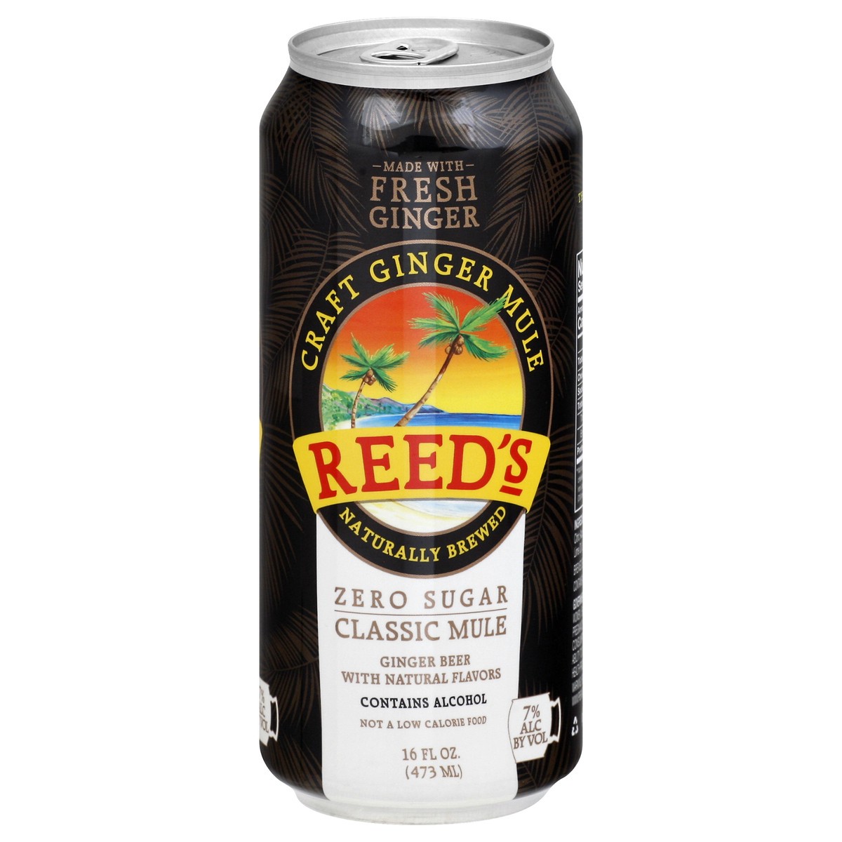 slide 9 of 13, Reed's Zero Sugar Classic Mule Ginger Beer 16 oz, 16 oz