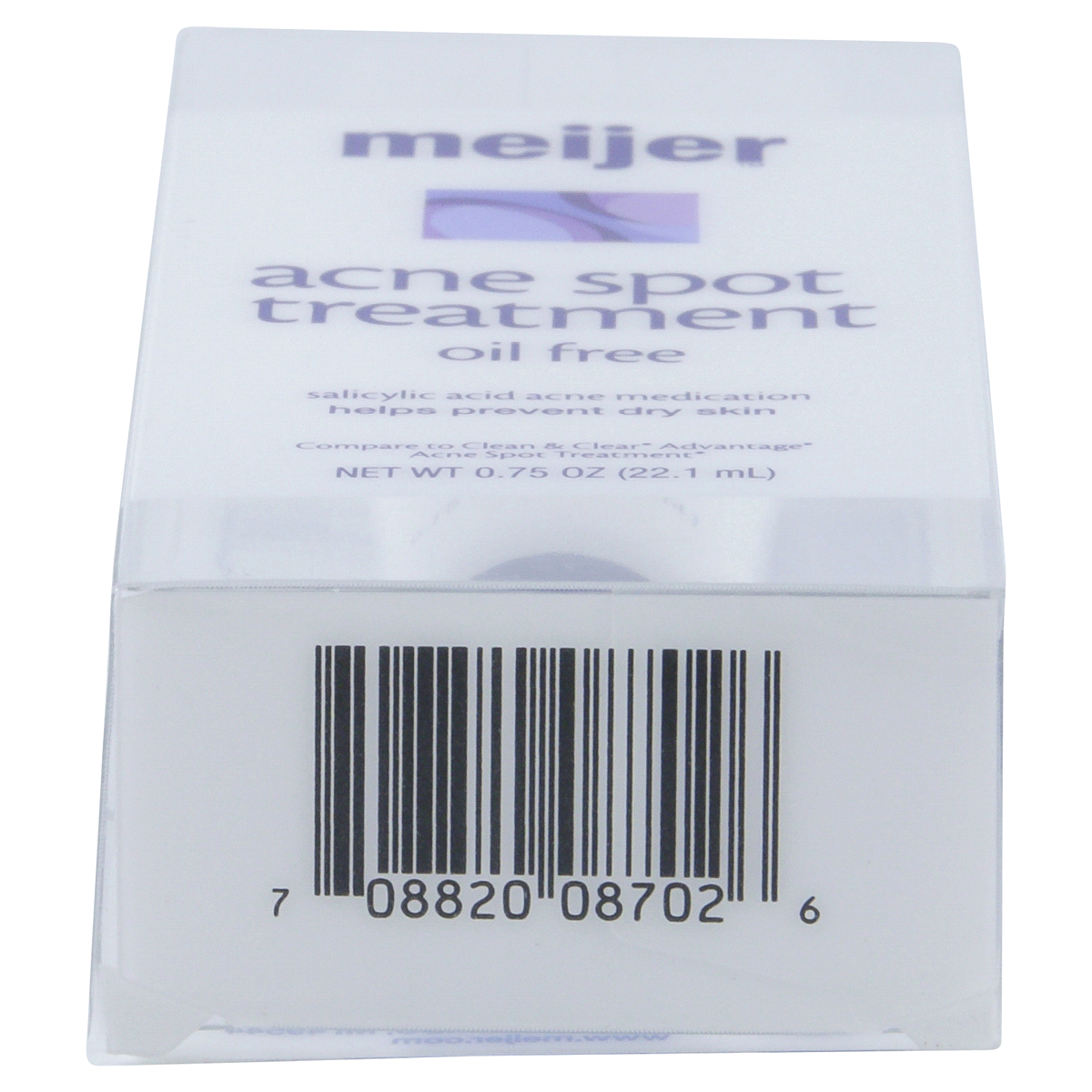 slide 3 of 3, Meijer Acne Spot Treatment, Oil Free, 0.75 oz