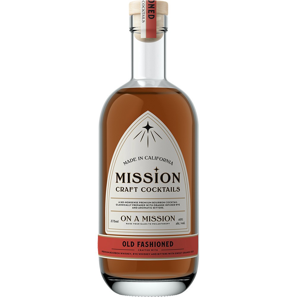 slide 1 of 1, Mission Craft Cocktails Mission Craft Old Fashioned, 375 ml