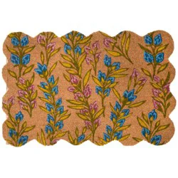Texas Proud Wildflowers Coir Doormat