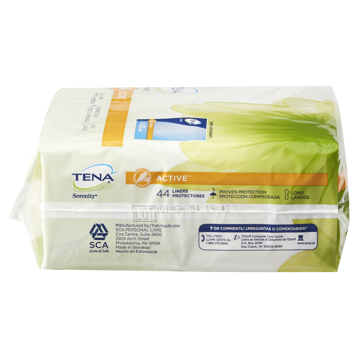 slide 4 of 5, Tena Incontinence Liners for Women, Long, 44 ct