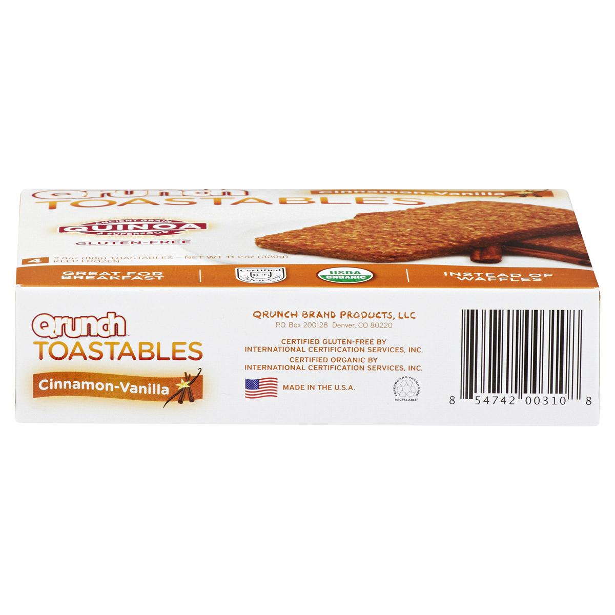 slide 4 of 6, Qrunch Cinnamon-Vanilla Toastables, 11.2 oz