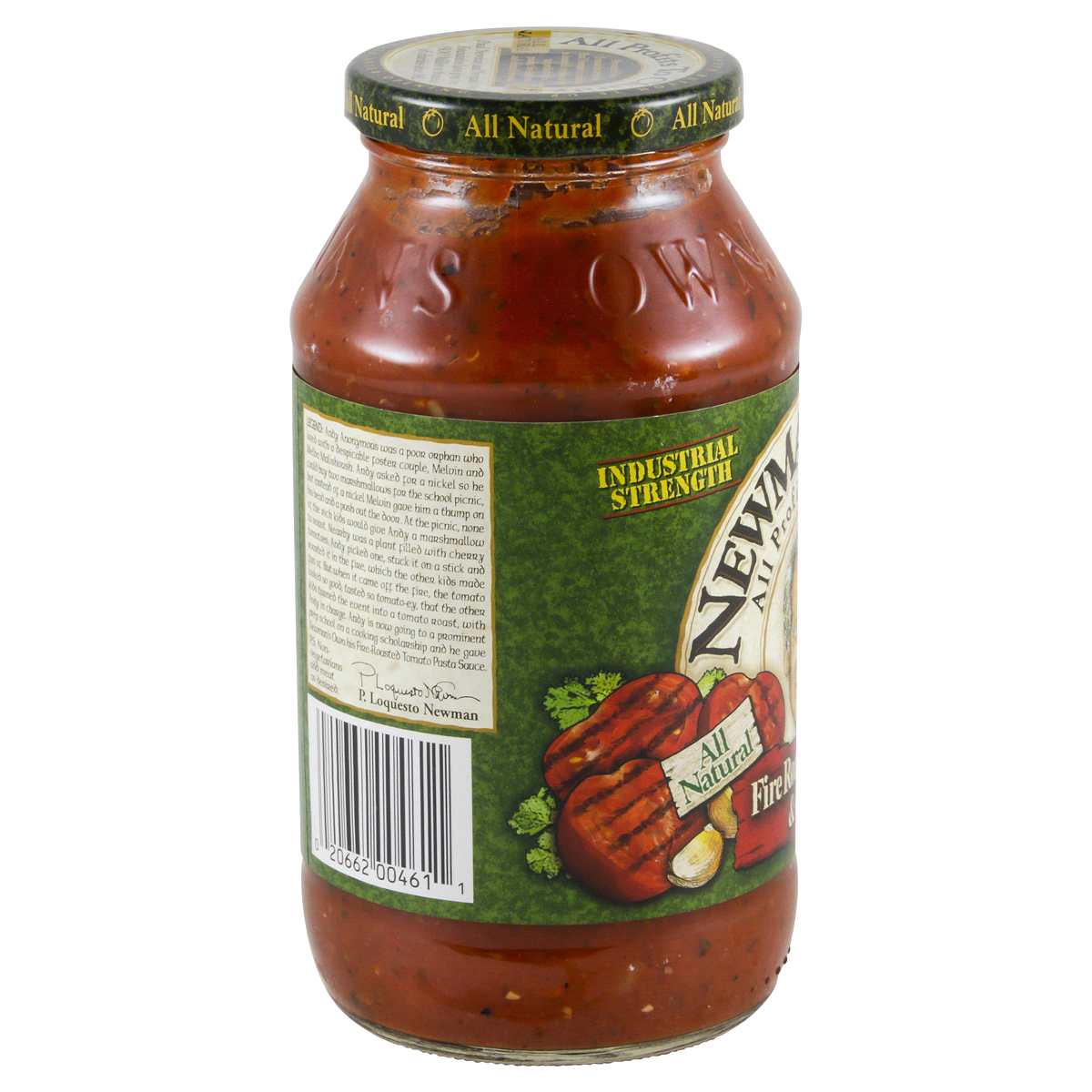 slide 2 of 4, Newman's Own Fire Roasted Tomato & Garlic Pasta Sauce, 24 oz