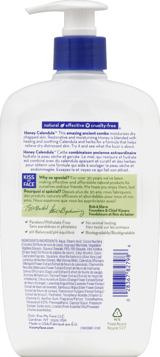 slide 3 of 3, Kiss My Face Honey Calendula Moisturizing Lotion, 16 fl oz