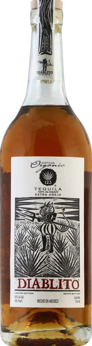 slide 2 of 2, 123 Tequila Extra Anejo 750 ml, 750 ml