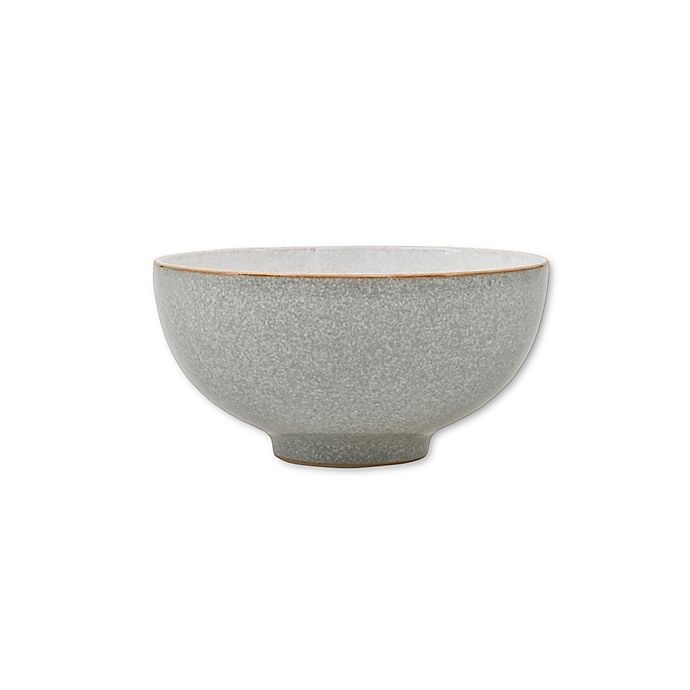 slide 1 of 3, Denby Elements Rice Bowl - Light Grey, 1 ct