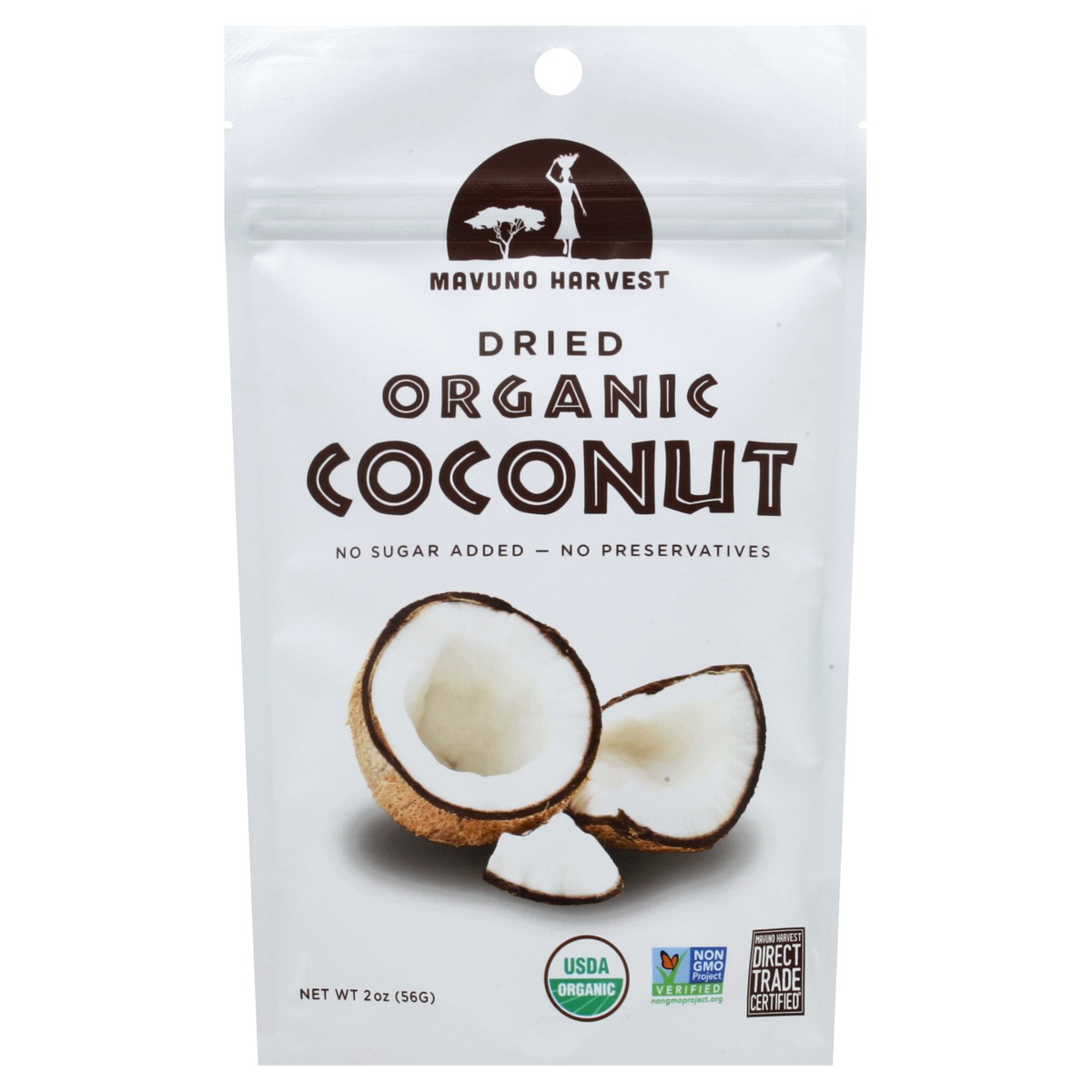 slide 3 of 3, Mavuno Harvest Dried Coconut Organic, 2 oz