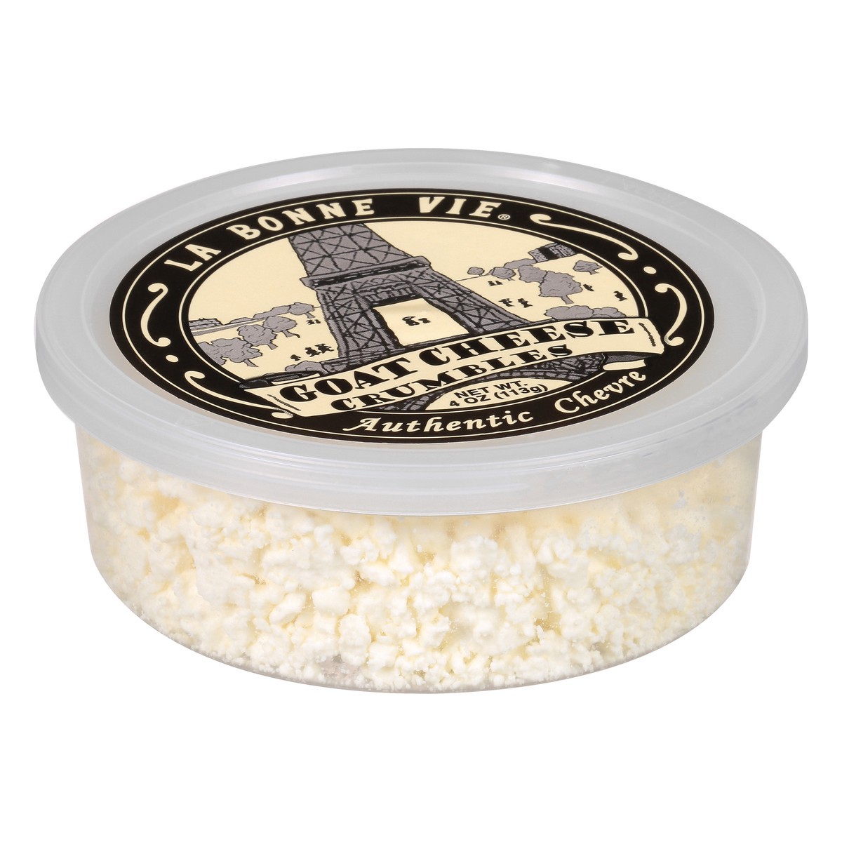 slide 3 of 13, La Bonne Vie Goat Cheese Crumbles, 4 oz