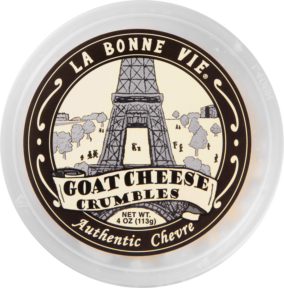 slide 1 of 13, La Bonne Vie Goat Cheese Crumbles, 4 oz