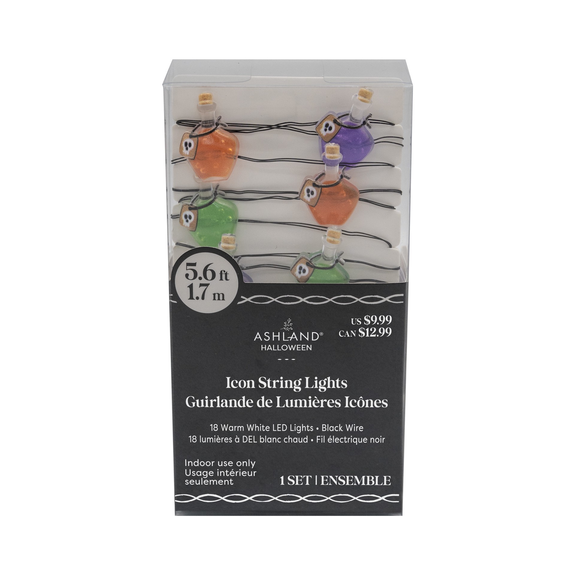 slide 2 of 4, 18ct. Poison Flasks Icon Led String Lights By Ashland, 18 ct