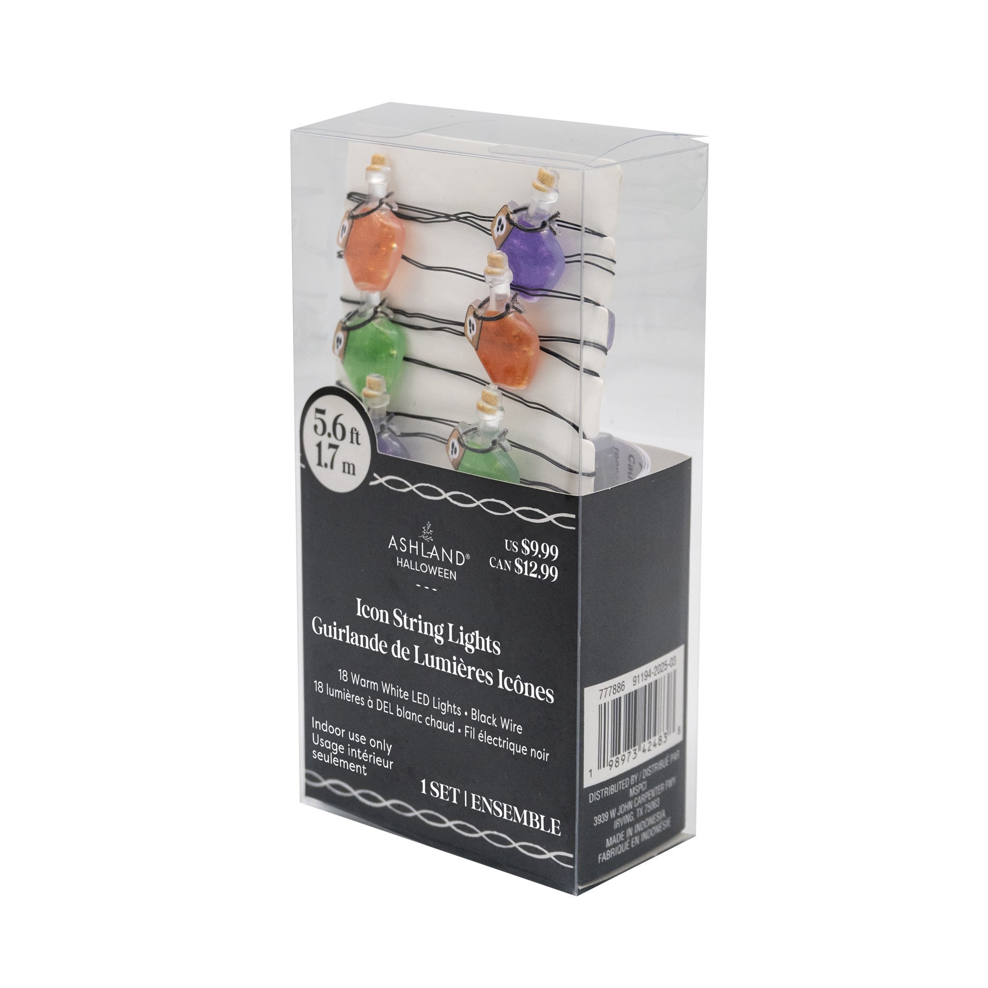 slide 4 of 4, 18ct. Poison Flasks Icon Led String Lights By Ashland, 18 ct