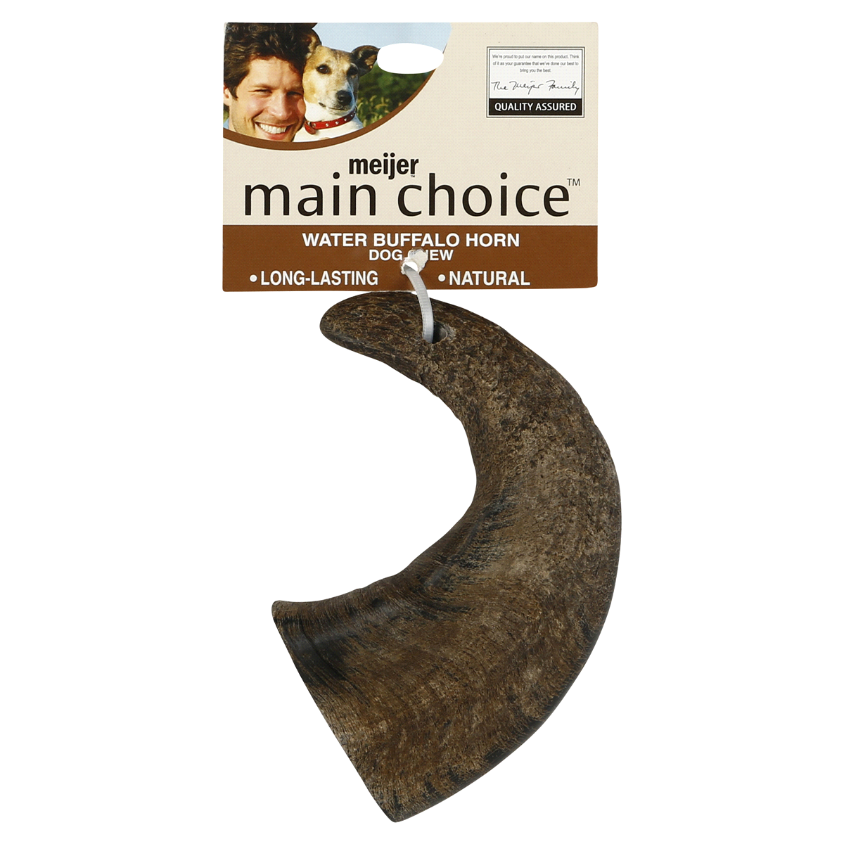 slide 1 of 1, Meijer Small Buffalo Horn Dog Chew, SM