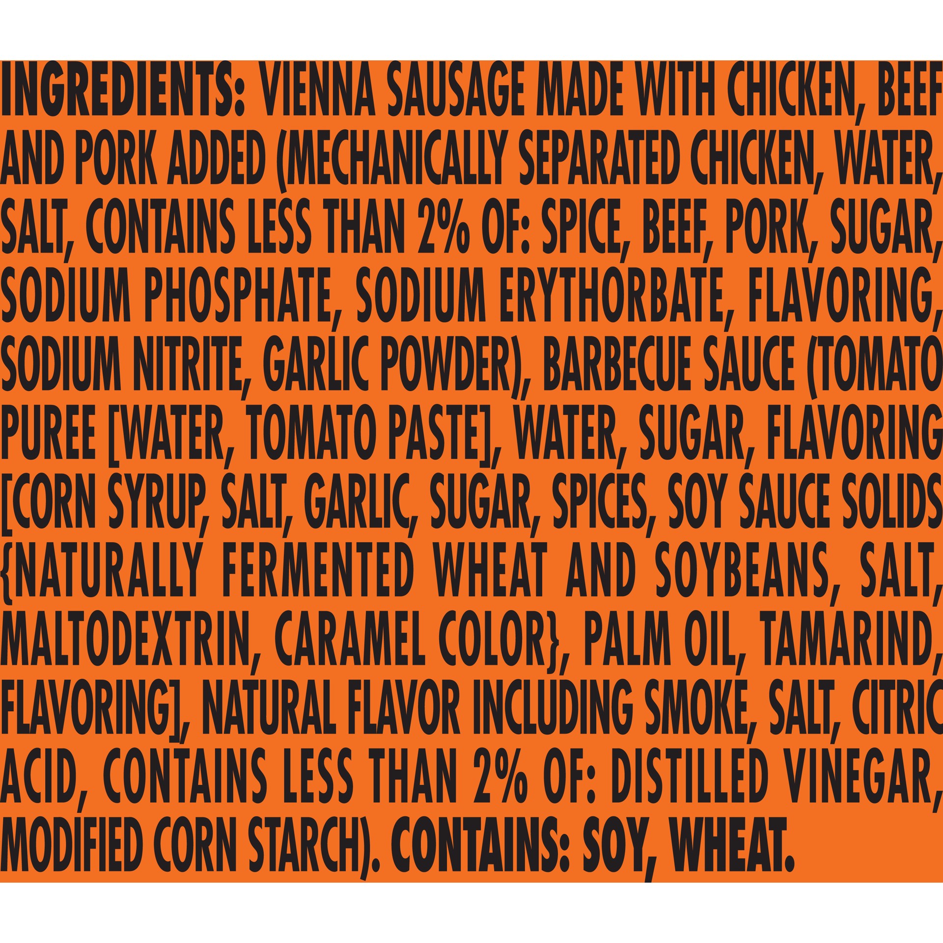 slide 5 of 5, Libby's Vienna Sausages with Barbecue Sauce, Canned Sausage, 4.6 OZ, 4.6 oz