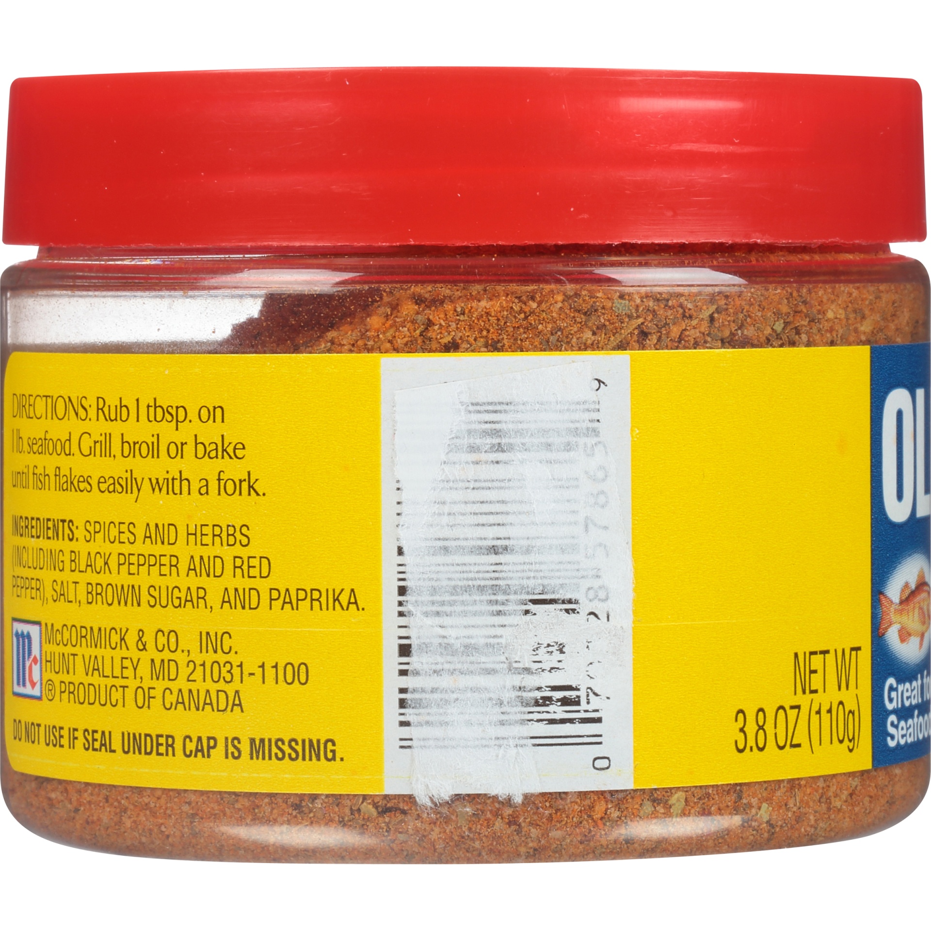 slide 2 of 2, Old Bay Seafood Rub, 3.8 oz