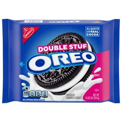 OREO Double Stuf Chocolate Sandwich Cookies, 14.03 oz