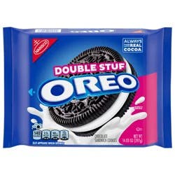 OREO Double Stuf Chocolate Sandwich Cookies, 14.03 oz