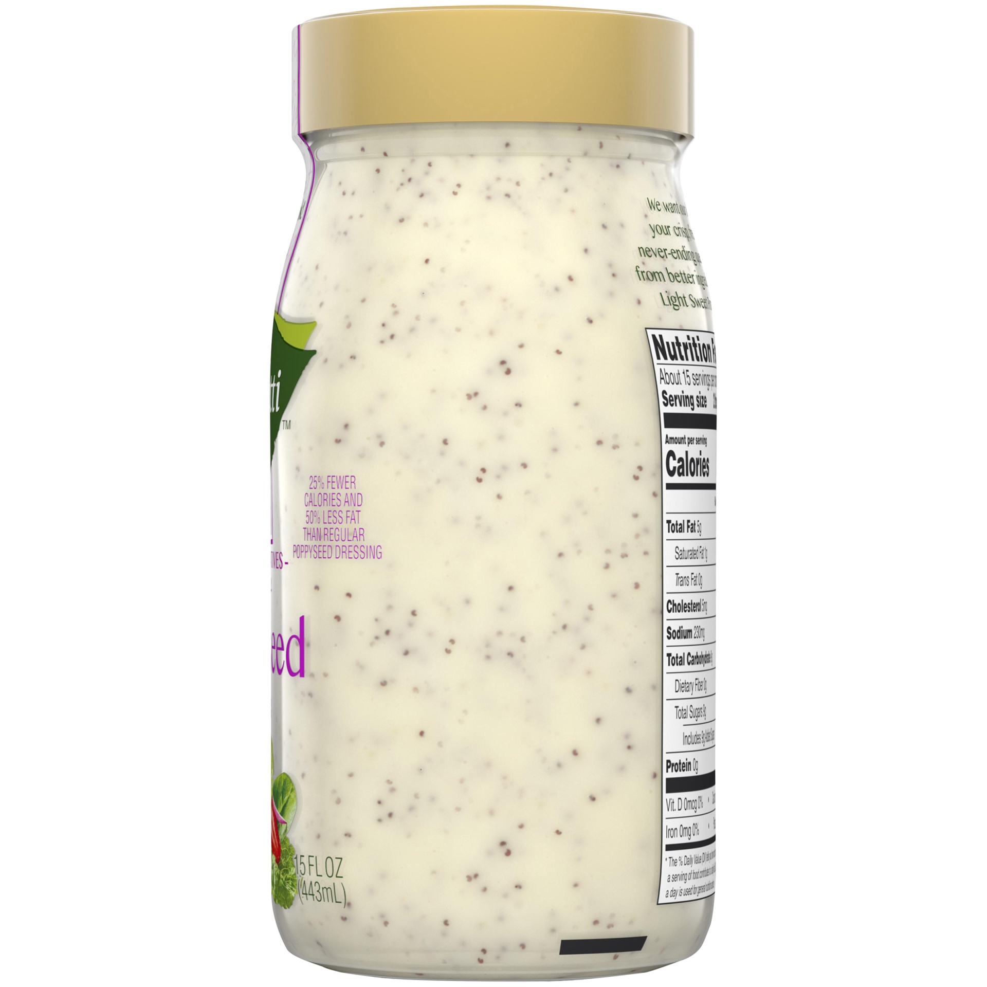 slide 2 of 6, Marzetti Light Dressing, Light Poppyseed, 15 oz